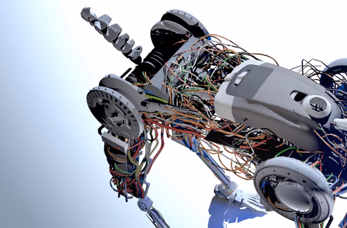 Chú chó robot bốn chân này do Hải quan Quảng Châu ở tỉnh Quảng Đông sản xuất, nó đang được triển khai đến các cảng chính tại thành phố Phật Sơn, bao gồm địa điểm Cảng hàng hóa Zhujiang và Cảng Beijiao. Ảnh: @Devrimb.