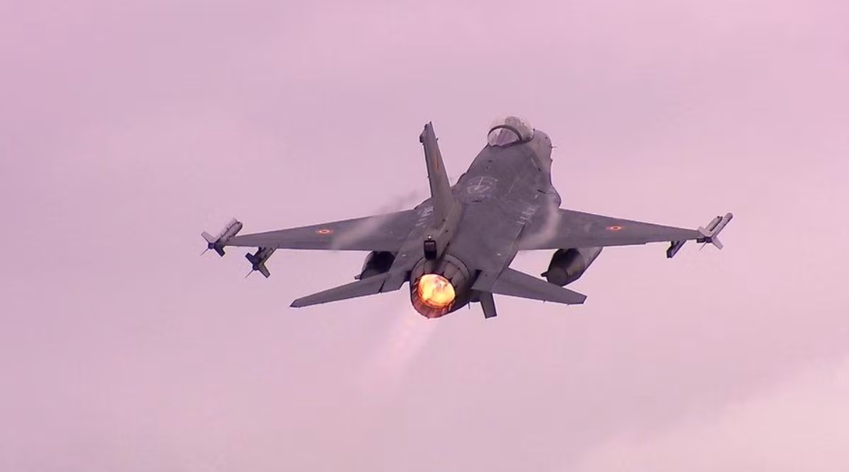 Đây là lần thứ tư Ukraine mất máy bay F-16 kể từ lần đầu tiên triển khai loại máy bay phản lực do Mỹ sản xuất vào năm ngoái, trong bối cảnh Moscow tăng cường các cuộc không kích. Ảnh: @ BBC.