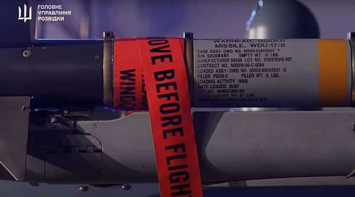 Có thể thấy, tàu Magura-7 được trang bị tên lửa AIM-9M Sidewinder thực sự là mối đe dọa mới đối với máy bay cánh cố định và trực thăng hoạt động trên và xung quanh Biển Đen, mà lực lượng Nga hiện phải tính đến. Ảnh: @GUR.
