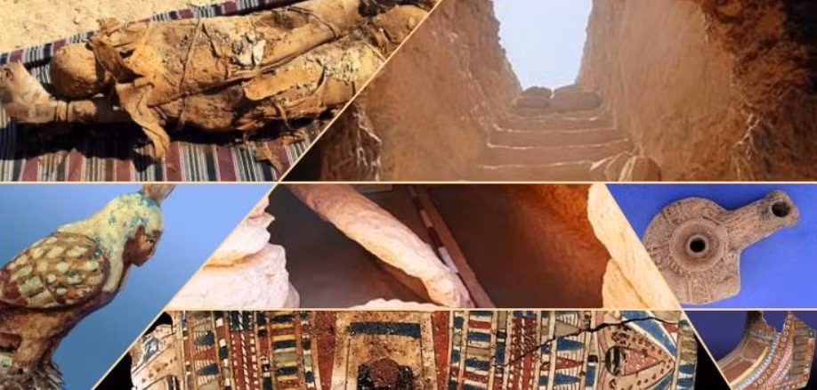 Các kỹ thuật thăm dò, phân tích khảo cổ học chuyên sâu cho thấy, đó là một phòng chôn cất chứa tới 35 xác ướp Ai Cập cổ đại. Ảnh: @Du Lịch và Cổ Vật Ai Cập.