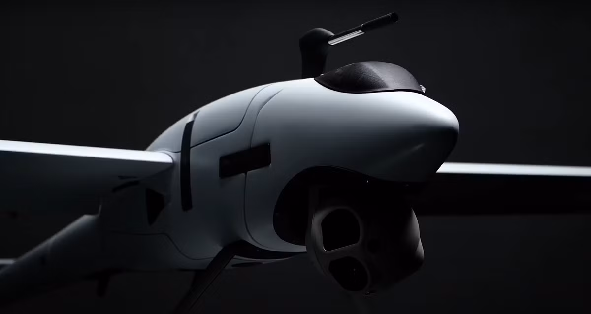 Độ bền kéo dài và độ ồn thấp khiến UAV Vector trở thành một công cụ hữu ích cho các đơn vị tiền tuyến hoạt động trong vùng không phận đang tranh chấp. Ảnh: @Quantum-Systems.