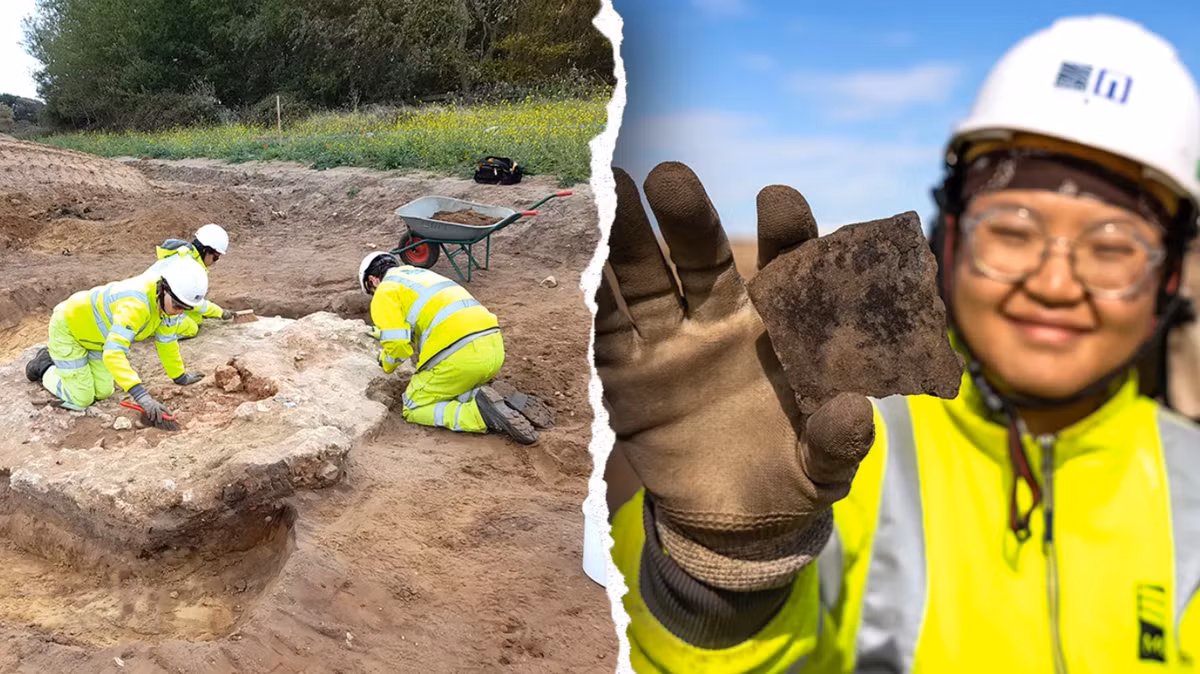Tuy nhiên, nguyên nhân chính xác vẫn chưa được biết rõ. Ảnh: @Wessex Archaeology.