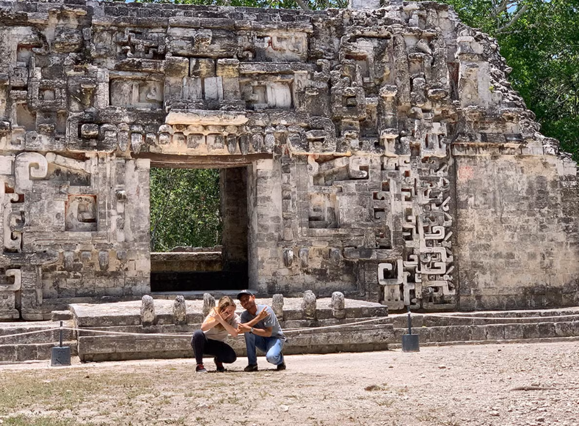 Tại Khu Khảo cổ El Palmar ở đông nam Campeche, Mexico, một nhóm khảo cổ học đến từ Viện Nhân chủng học và Lịch sử Quốc gia Mexico bất ngờ tìm thấy một quần thể di tích cổ xưa độc lạ. Ảnh: @Viện Nhân chủng học và Lịch sử Quốc gia Mexico.