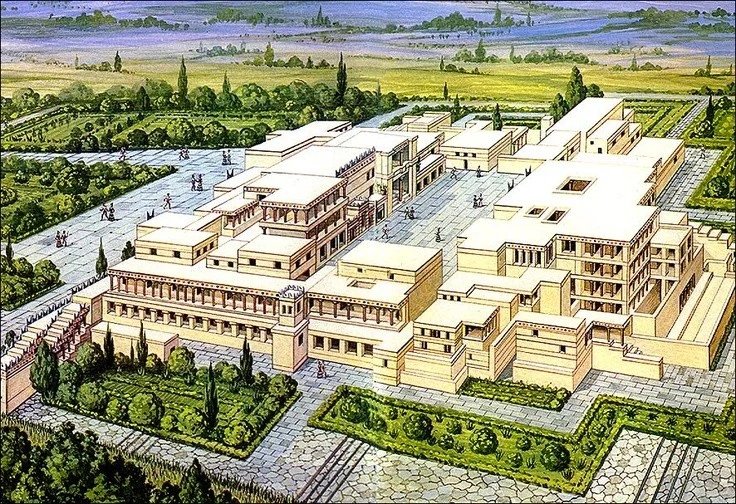 Tàn tích kỳ quan kiến trúc có 1-0-2 của nền văn minh Minoan