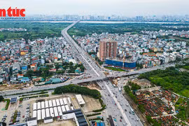 Hầm chui Cổ Linh dần lộ diện giữa cửa ngõ phía Đông Hà Nội