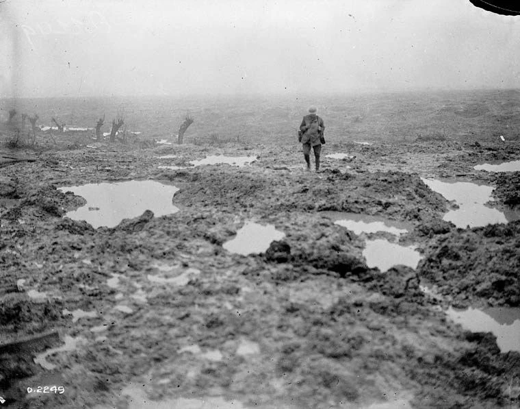 Trận Ypres đẫm máu năm 1915, khi vũ khí hóa học gieo rắc tử thần
