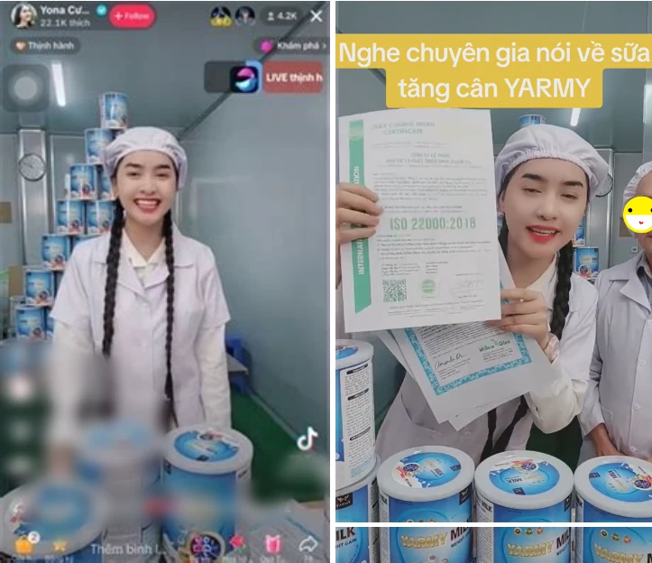 Cô gái dân tộc quảng cáo sữa không rõ nguồn gốc bị réo tên