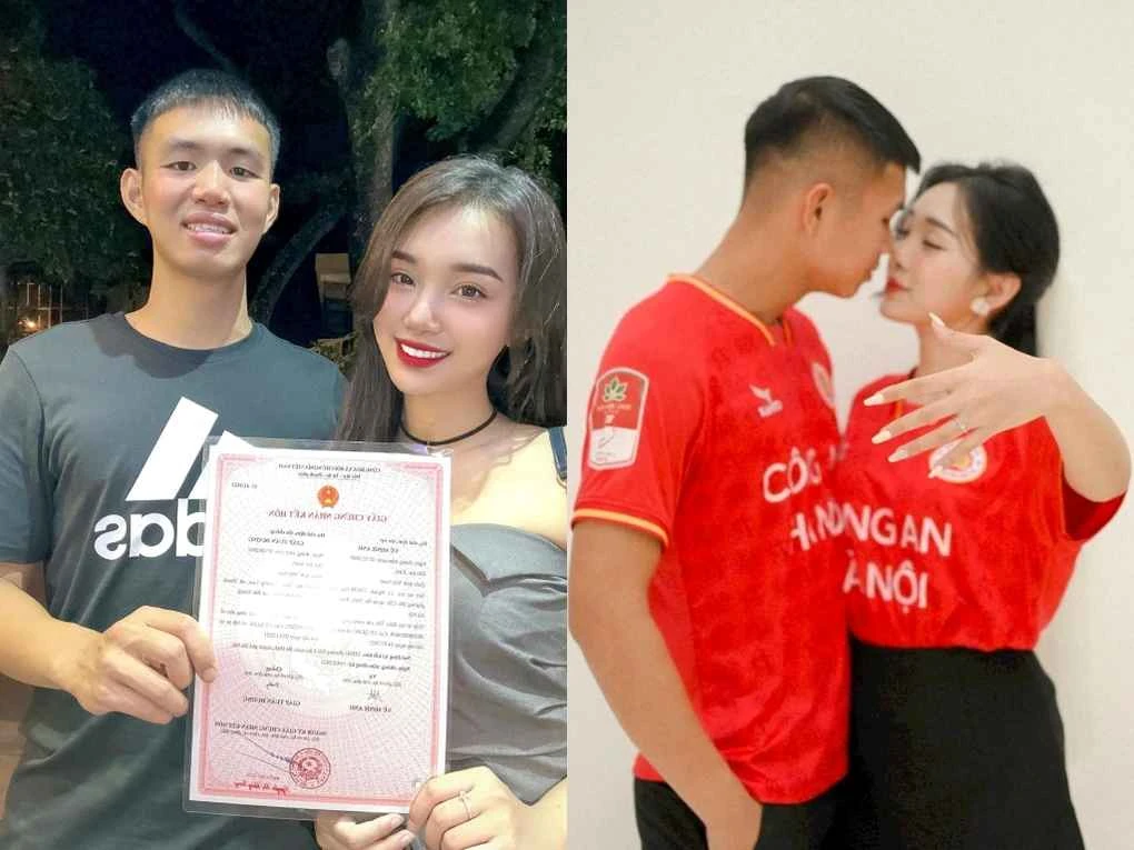Hậu vệ Gen Z của đội tuyển Việt Nam có vợ sắc nước hương trời