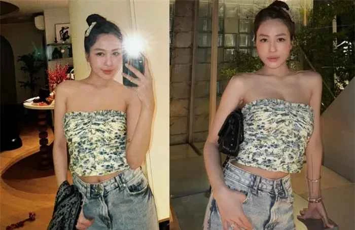 Hot girl Trâm Anh khoe bờ vai thon quyến rũ