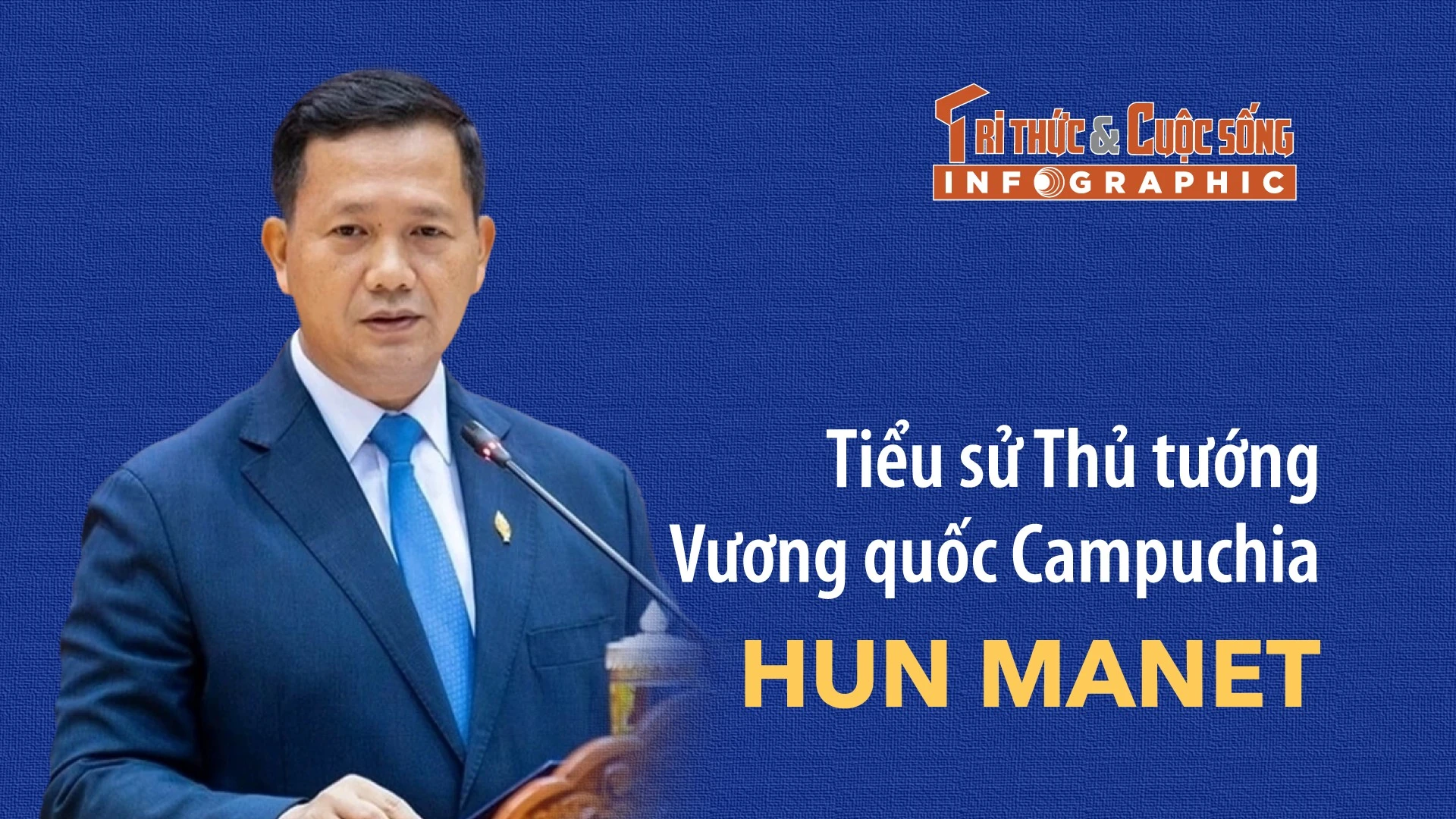 [INFOGRAPHIC] Tiểu sử Thủ tướng Vương quốc Campuchia Hun Manet
