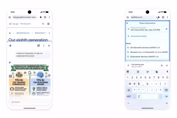 Google triển khai Chrome tích hợp Gemini tự duyệt web lên Android