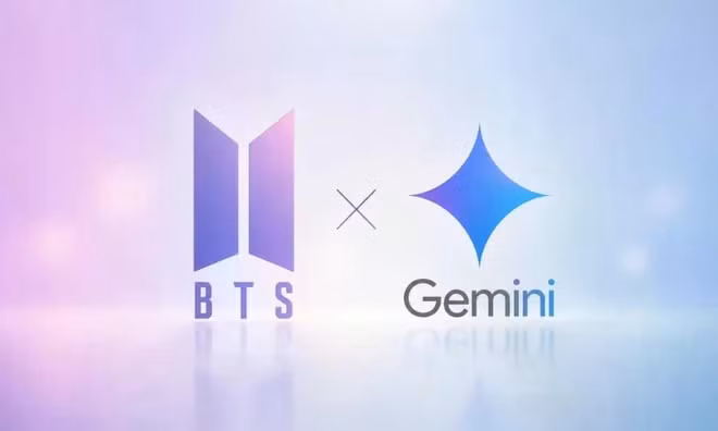 Google dùng BTS để dạy người dùng cách dùng Gemini