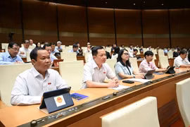 Biểu quyết Nghị quyết sắp xếp đơn vị hành chính cấp tỉnh