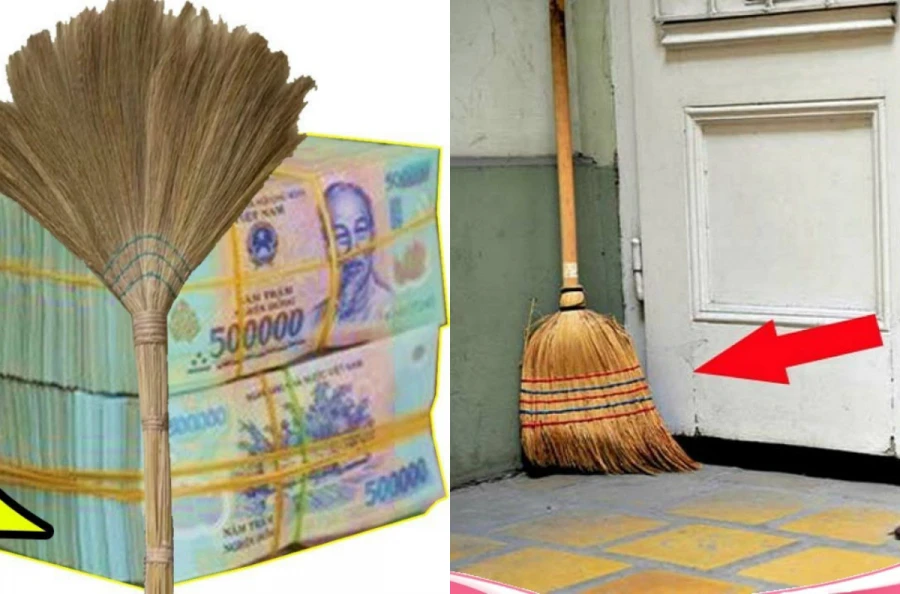 Chổi quét nhà đặt ở chỗ này, nghèo mấy cũng thành đại gia
