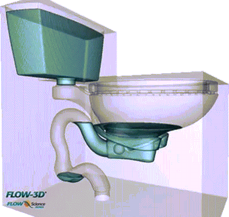 Nếu bạn chưa biết nguyên tắc hoạt động của chiếc bồn cầu thì đây chính là bức ảnh động dành cho bạn.
