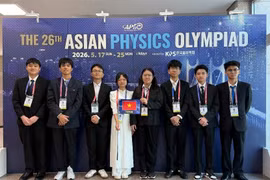 Việt Nam xuất sắc giành 100% huy chương tại Olympic Vật lý châu Á 2026