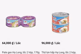 Siêu thị đồng loạt thu hồi sản phẩm Đồ hộp Hạ Long sau vụ thịt heo nhiễm bệnh