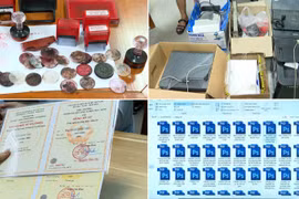 Phá đường dây làm giả con dấu, tài liệu của hơn 110 tổ chức tại Bắc Ninh