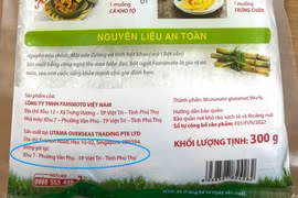 Cẩn trọng với mì chính "sang chiết" không rõ nguồn gốc