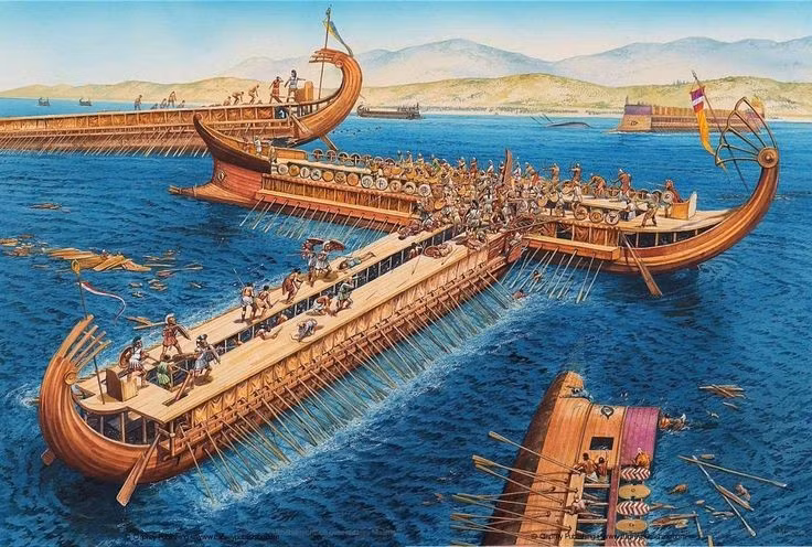  3. Tướng Themistocles là người lập kế hoạch trận đánh. Với tầm nhìn sắc bén, ông dụ hạm đội Ba Tư vào vùng biển hẹp, nơi tàu chiến lớn của họ khó xoay sở. Ảnh: Pinterest.