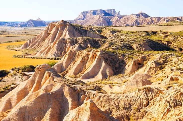  5. Khu dự trữ sinh quyển UNESCO. Từ năm 2000, Bardenas Reales được UNESCO công nhận là Khu dự trữ sinh quyển, bảo tồn hệ sinh thái độc đáo của vùng bán hoang mạc này. Ảnh: Pinterest.