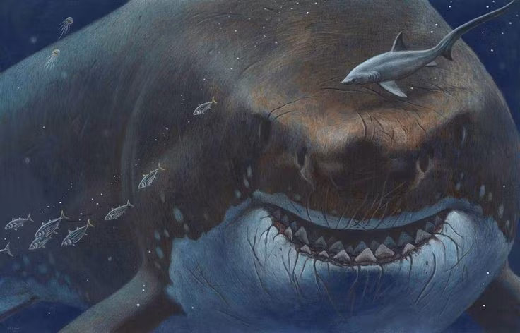  5. Răng Megalodon vẫn được tìm thấy ngày nay. Các nhà sưu tầm và nhà cổ sinh học thường phát hiện răng hóa thạch Megalodon ở nhiều nơi trên thế giới, đặc biệt là tại Mỹ, Peru và châu Âu. Ảnh: Pinterest.