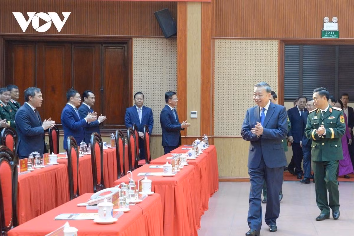 Tổng Bí thư Tô Lâm dự lễ kỉ niệm 80 năm thành lập Binh chủng công binh