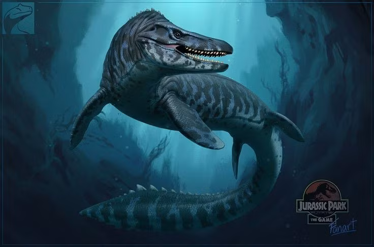  5. Bộ răng sắc nhọn và dễ thay thế. Răng Tylosaurus mọc lại nhanh chóng sau khi gãy, đảm bảo khả năng săn mồi liên tục. Ảnh: Pinterest.