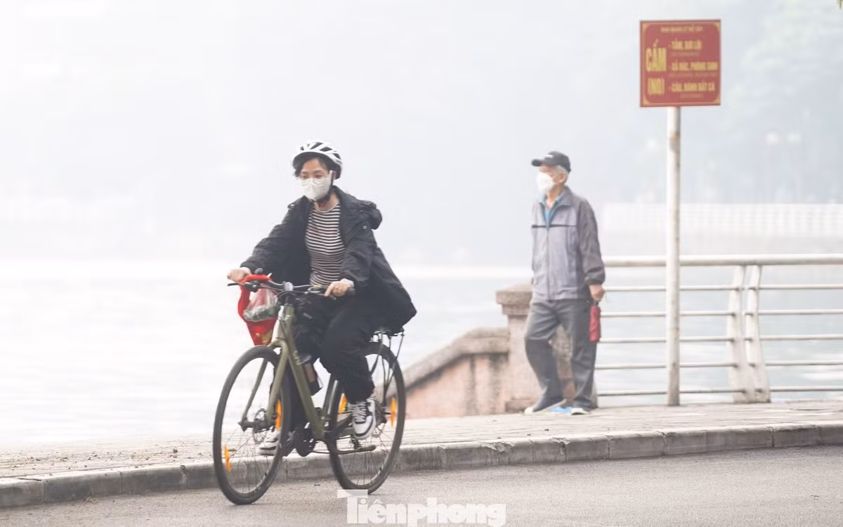 Hà Nội ô nhiễm không khí nặng nhiều ngày nay. Ảnh: Đức Nguyễn