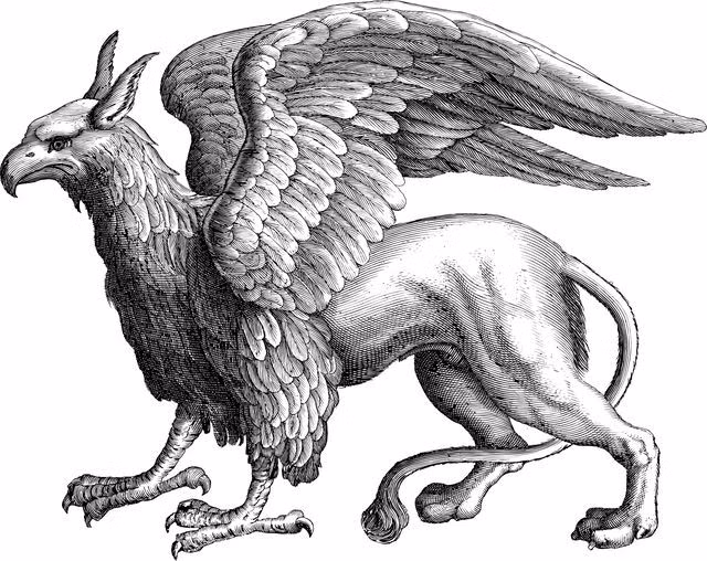  8. Vẫn phổ biến trong văn hóa đại chúng. Griffin xuất hiện trong tiểu thuyết, trò chơi điện tử và phim ảnh như một sinh vật hùng dũng và trung thành. Ảnh: Pinterest.