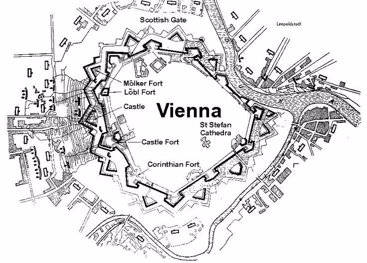  Trận chiến kéo dài hơn hai tháng. Quân Ottoman bắt đầu vây hãm Vienna từ tháng 7/1683 và chỉ bị đẩy lùi vào ngày 1/9 cùng năm. Ảnh: Pinterest.