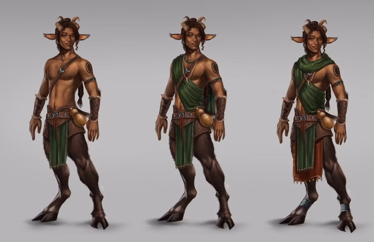  Trong nghệ thuật Hy Lạp cổ, Satyr thường có đuôi và tai dê. Về sau, chúng được miêu tả với chân dê và sừng nhỏ. Ảnh: Pinterest.