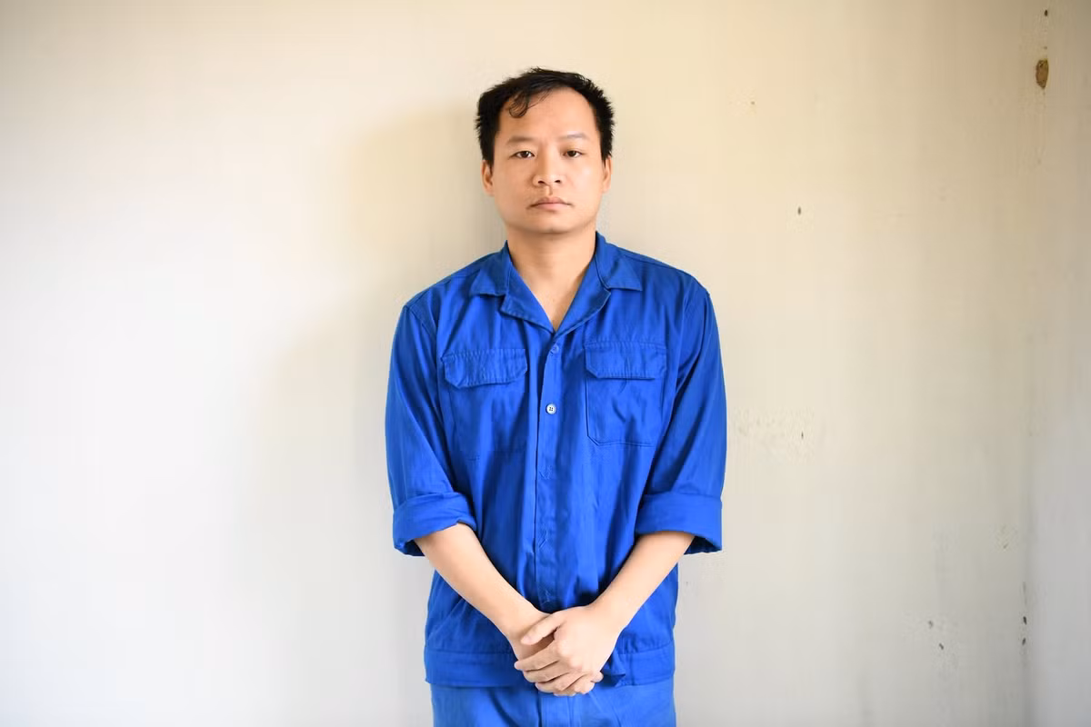 Các bị can Vũ Tùng Linh, Nguyễn Văn Nam, Lê Đức Hùng tại cơ quan Công an.