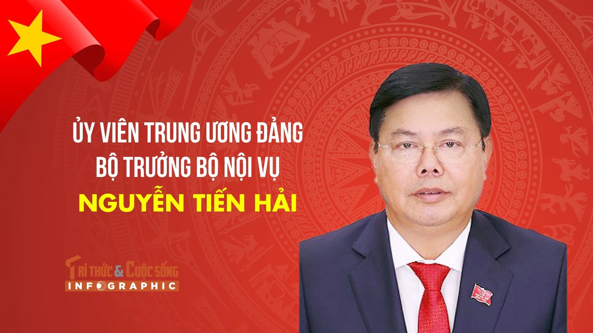 [INFOGRAPHIC] Ông Nguyễn Tiến Hải giữ chức Bộ trưởng Bộ Nội vụ