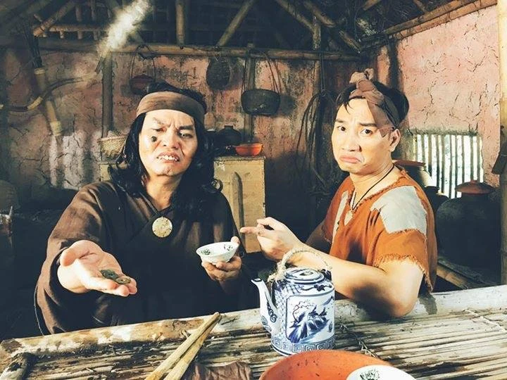 Hậu trường hài tết 2018: Không ngờ NSND Trung Hiếu xấu “điên đảo”