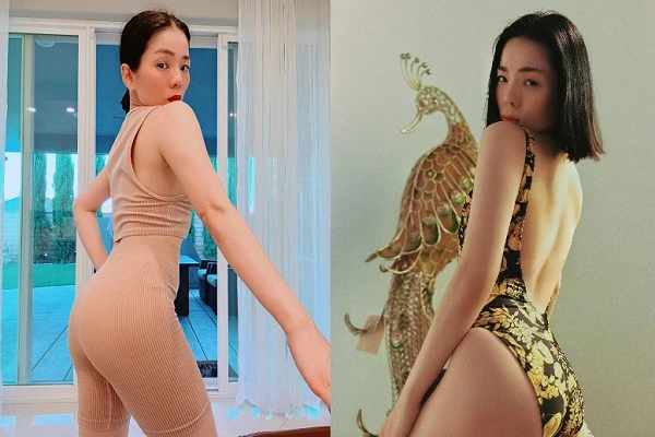 U45 Lệ Quyên “nghiện” tạo dáng khoe vòng 3 nảy nở