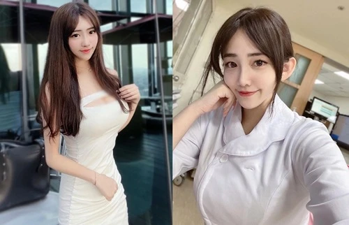 Nữ y tá “xinh nhất Đài Loan” khoe gu thời trang cực nóng bỏng