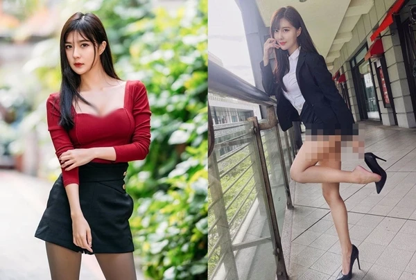 Diện đồ công sở cực ngắn, hot girl lộ rõ lỗi thẩm mỹ khi phối đồ