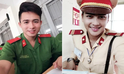 Phát sốt với cảnh sát Việt đẹp trai như soái ca ngôn tình