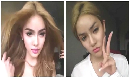 "Mặt thật” gây ngỡ ngàng của mỹ nhân Thái Lan