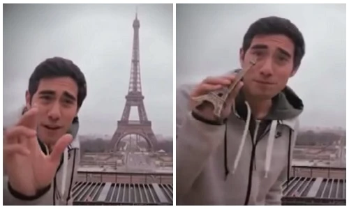 Màn ảo thuật làm biến mất tháp Eiffel khó tin