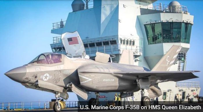 Tàu sân bay của Anh đưa F-35 Mỹ tới thách thức Trung Quốc