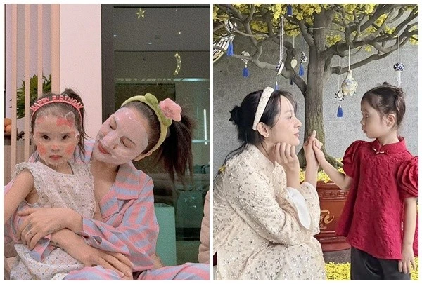 Đời thường gây chú ý của ca sĩ Bảo Anh bên con gái