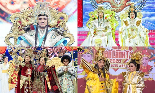 Loạt trang phục ấn tượng của Đàm Vĩnh Hưng đóng Ngọc Hoàng