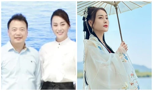 Phương Oanh tươi rói lộ diện bên Shark Bình