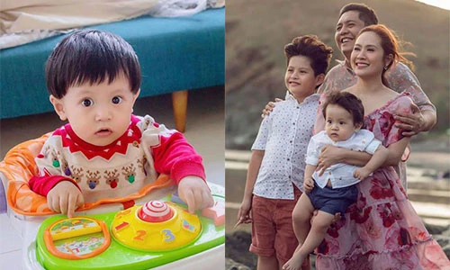 Biểu cảm đáng yêu của con trai Thanh Thúy, nghe tên đã thấy rộn ràng Tết