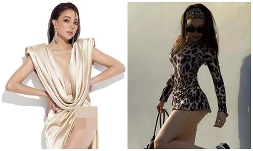 Trà Ngọc Hằng mặc hở khoe vóc dáng gợi cảm
