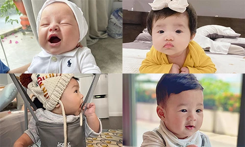 Vẻ đáng yêu của dàn nhóc tì “ngậm thìa vàng” hot nhất Vbiz
