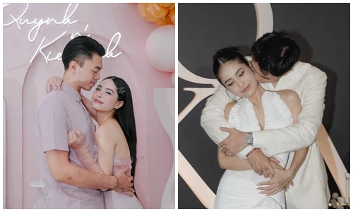 Ảnh tình tứ của vợ chồng ca nương Kiều Anh