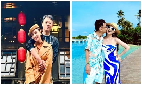 “Nữ diễn viên giàu nhất miền Bắc” tình tứ bên chồng đại gia